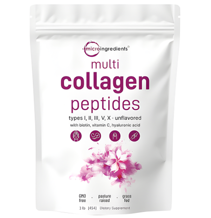 Multi-Colágeno Beauty Complex: 5 Tipos + Biotina y Ácido Hialurónico