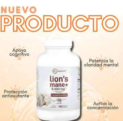 Suplemento Lion's Mane: Claridad Mental y Refuerzo Inmunológico