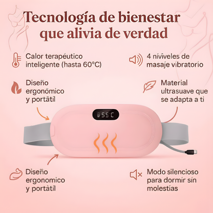 Cinturon Termico Menstrual - El Mejor Aliado Para Tu Ciclo Menstrual!
